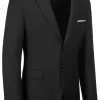 Random Stripe Mens Blazer Sports Coat Slim Fit 2 Button Solid Men's Casual Suit Blazer Jackets