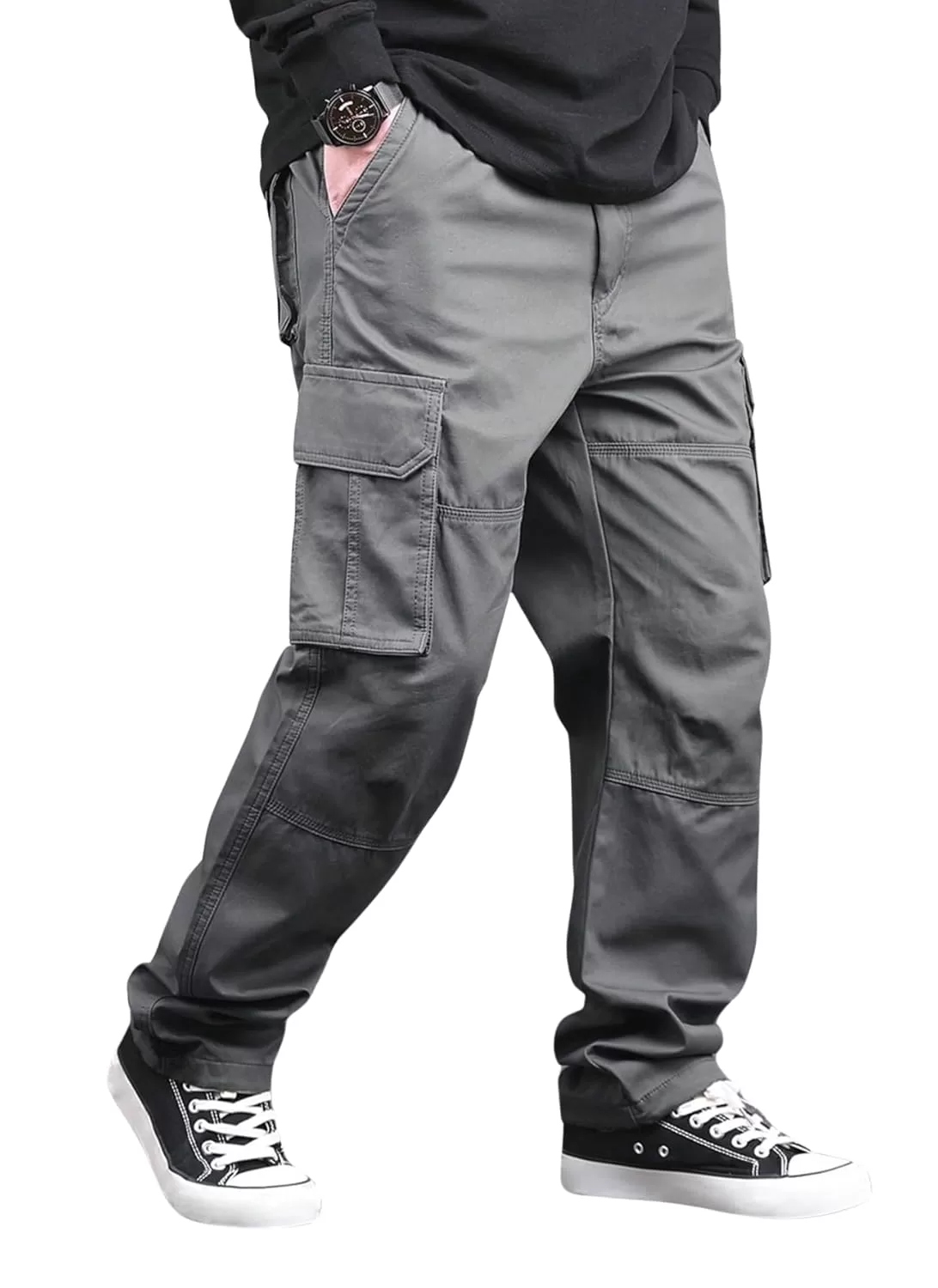 Lymio Men Cargo || Men Cargo Pants || Men Cargo Pants Cotton || Cargos for Men (Cargo-46-49)