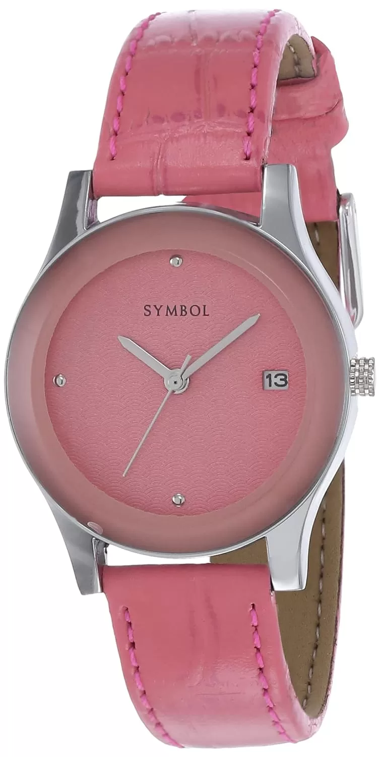 Amazon Brand – Symbol Analog Women’s Watch (Dial Colored Strap)