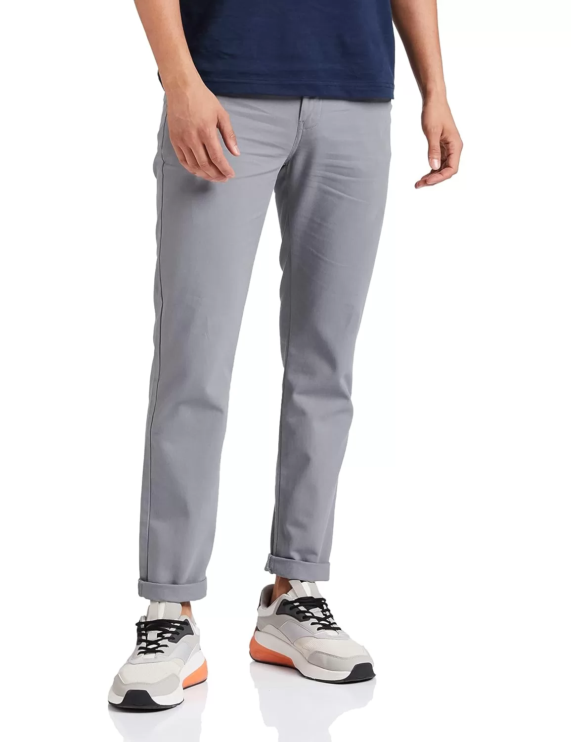 Amazon Brand – Symbol Men’s Casual Cotton Pants | Scoop Pocket Chinos | Trousers (Regular Fit)