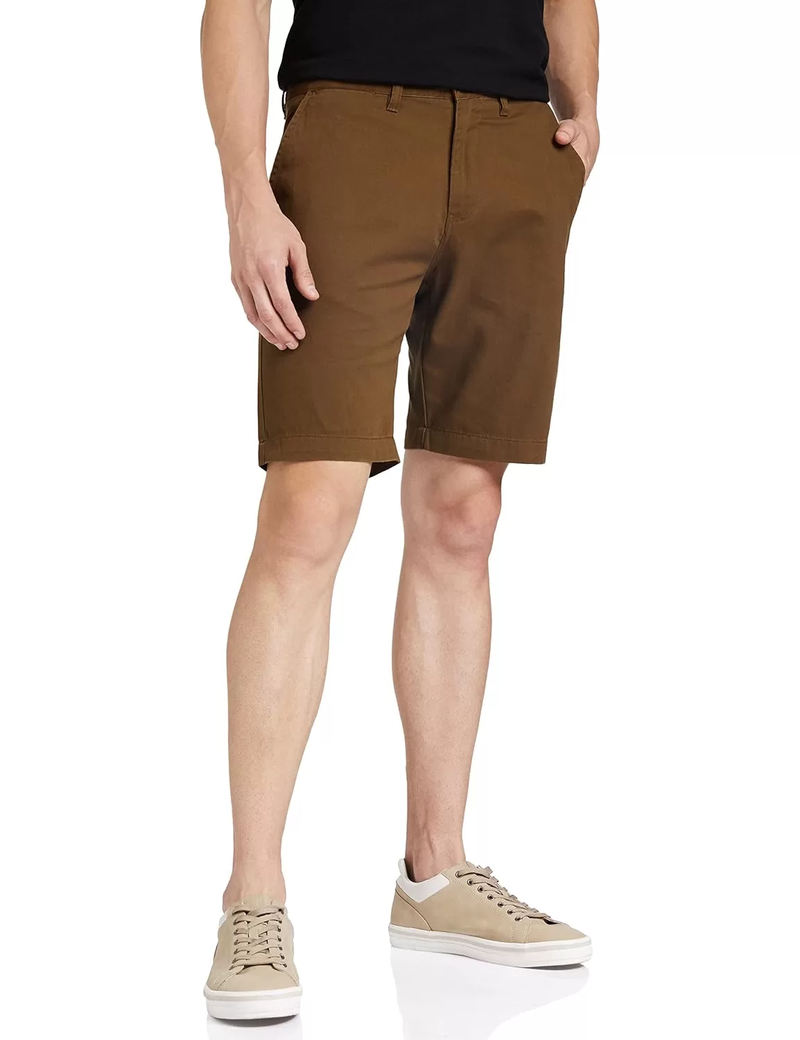 Amazon Brand – Symbol Men’s Cotton Chino Shorts | Casual Half Pants | Bermuda