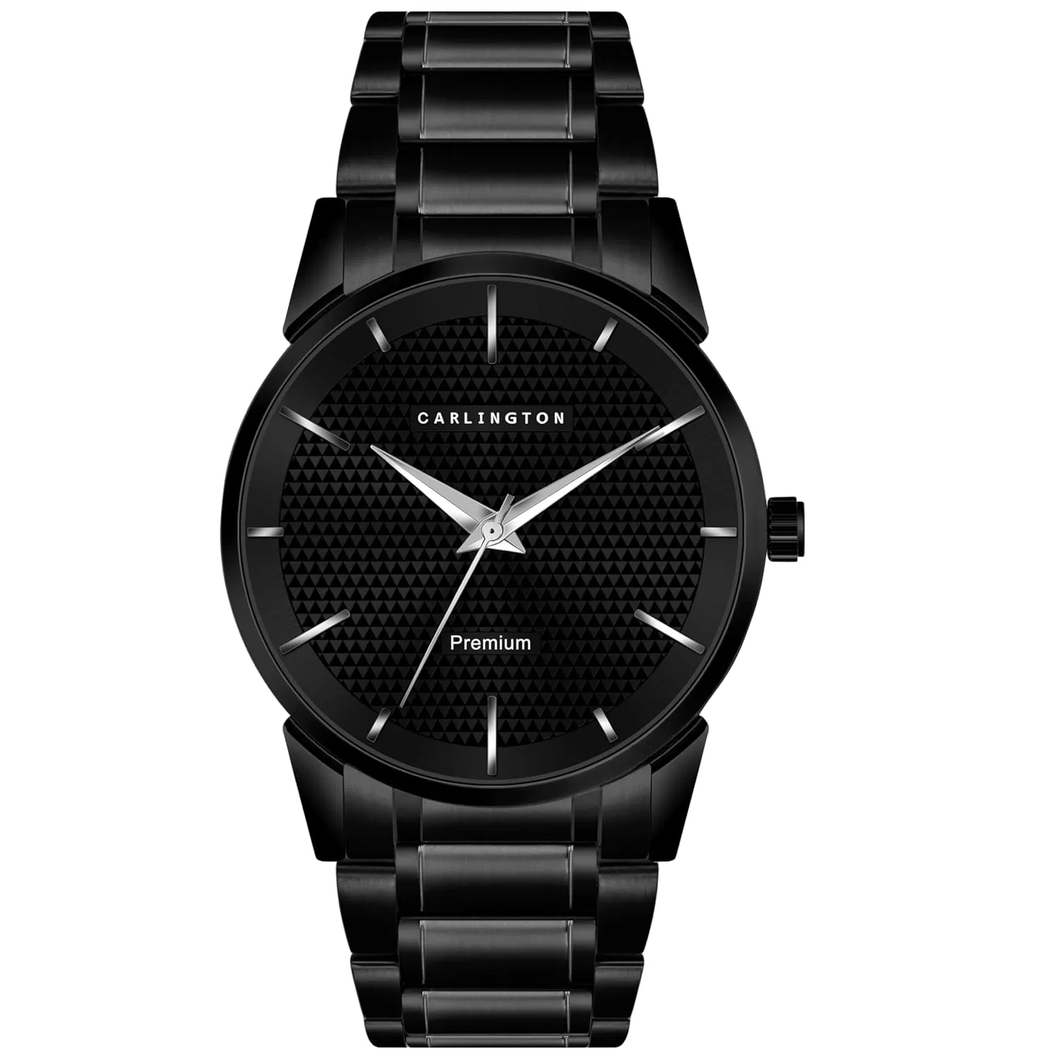 Carlington Premium Watch for Men with Black Colored Chain Watch for Men Stainless Steel and Scratch Resistance