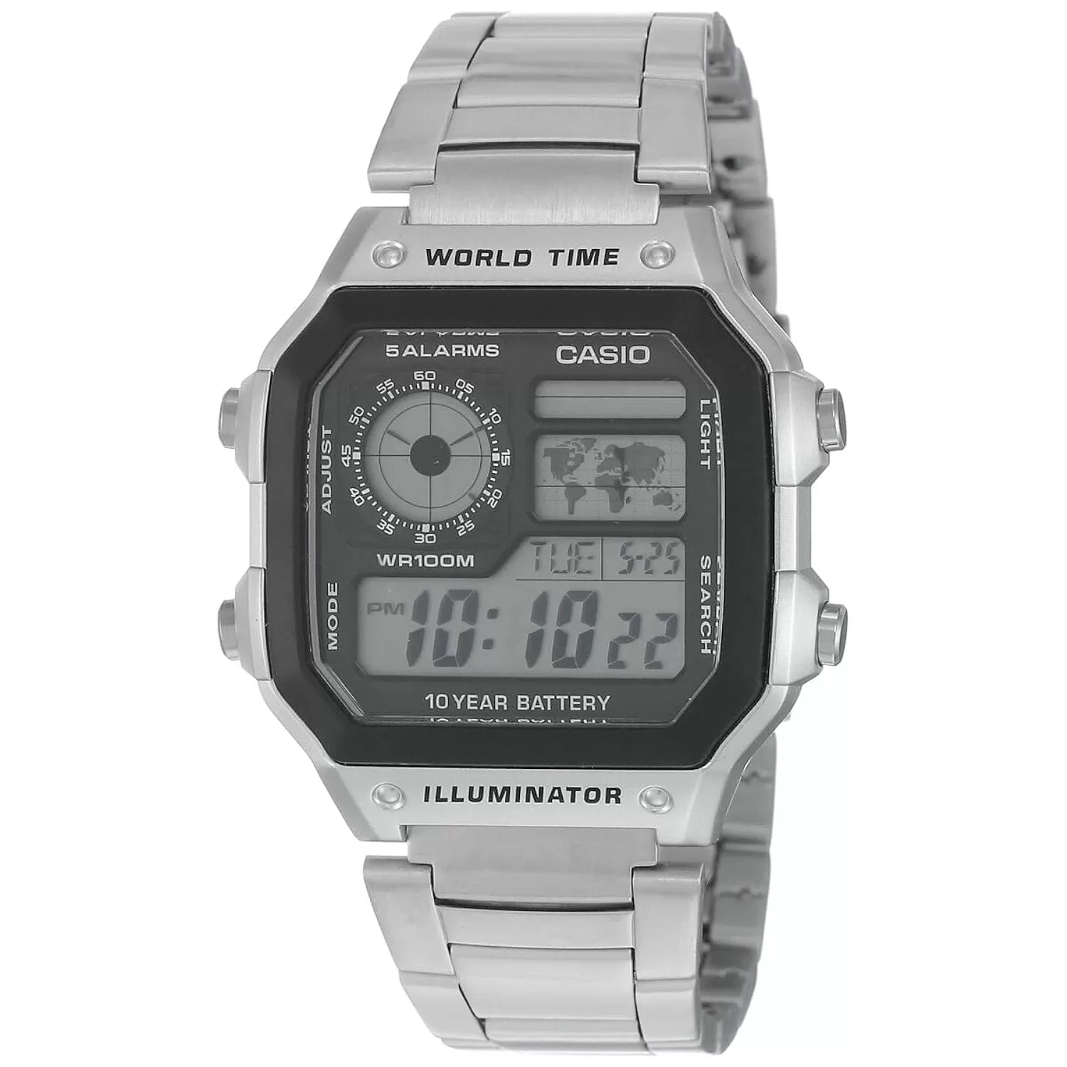 Casio Youth Series Digital Black Dial Men’s Watch – AE-1200WHD-1AVDF(D099)