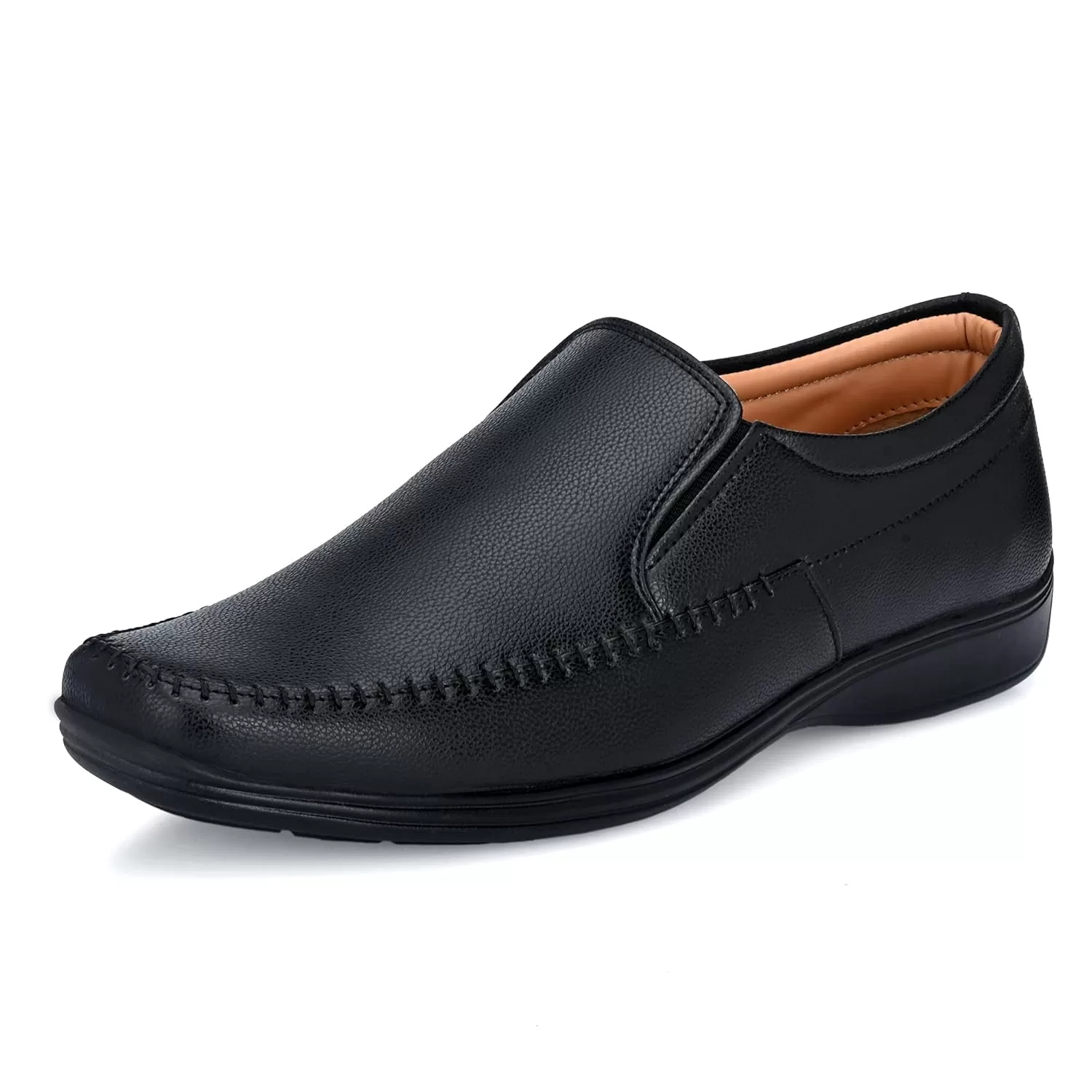 Centrino Mens 8620 Formal Shoes | Handmade Stitch Formal Slip-On Shoes | Versatile Comfort and Quality | Perfect for Casual and Formal Wear | Premium Craftsmanship, Simple Yet Elegant Design