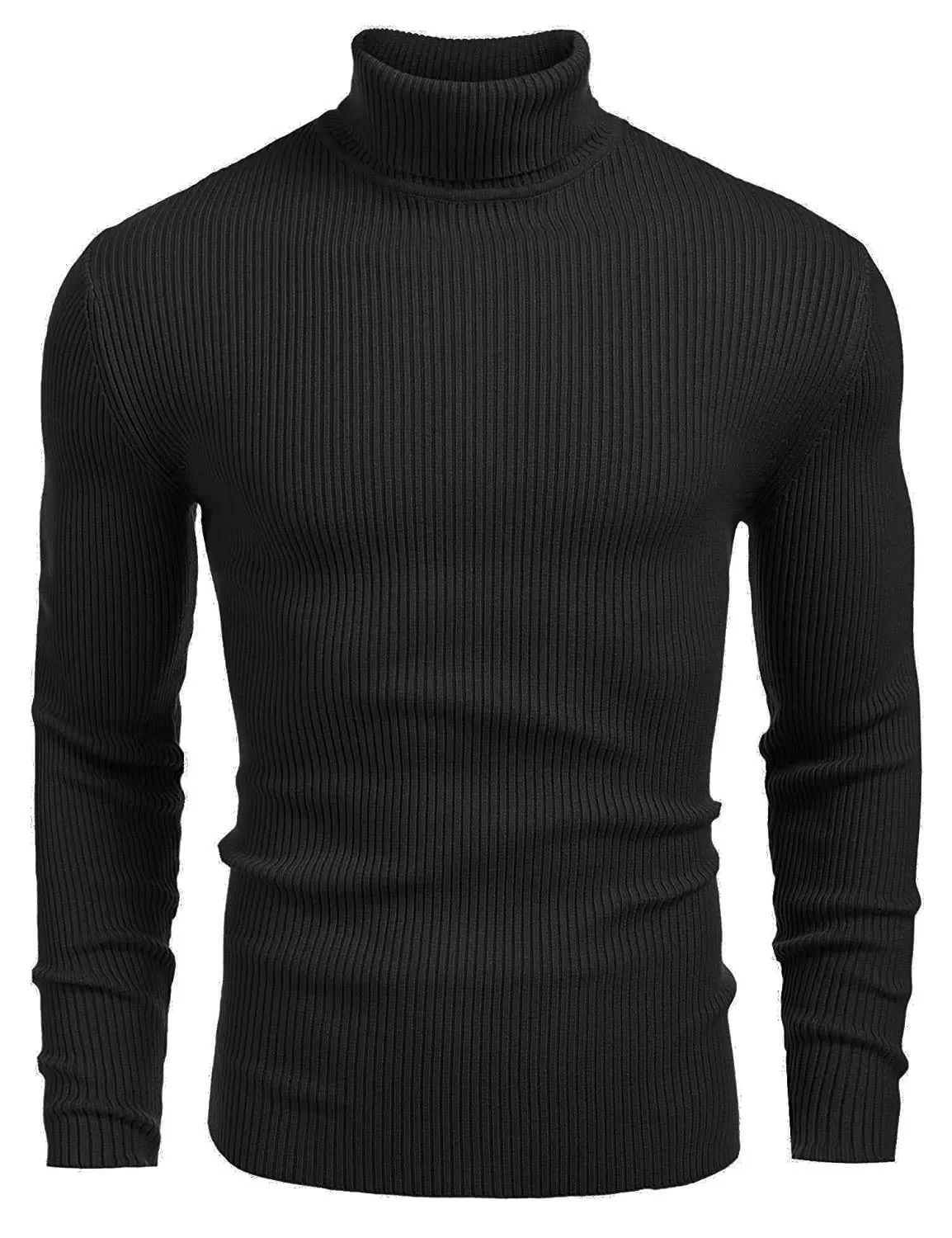 DENIMHOLIC Men’s Cotton Turtle Neck Sweater