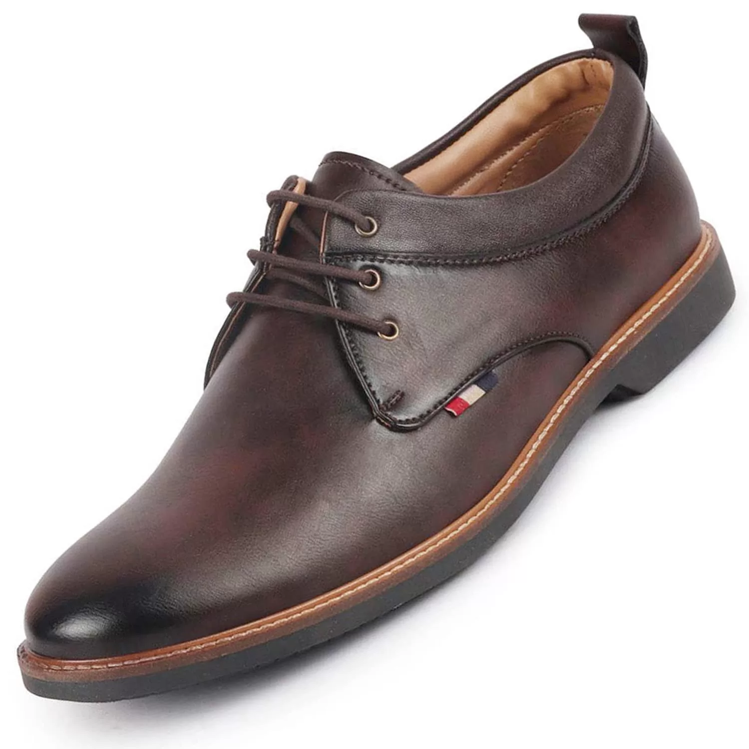 FAUSTO Men’s Formal Lace Up Oxford Shoes for Office|Meetings|Daily|Comfort|Fashion|Stylish|Parties|Outdoor|Occasions|Lightweight with TPR Welted Sole (6-13 UK)