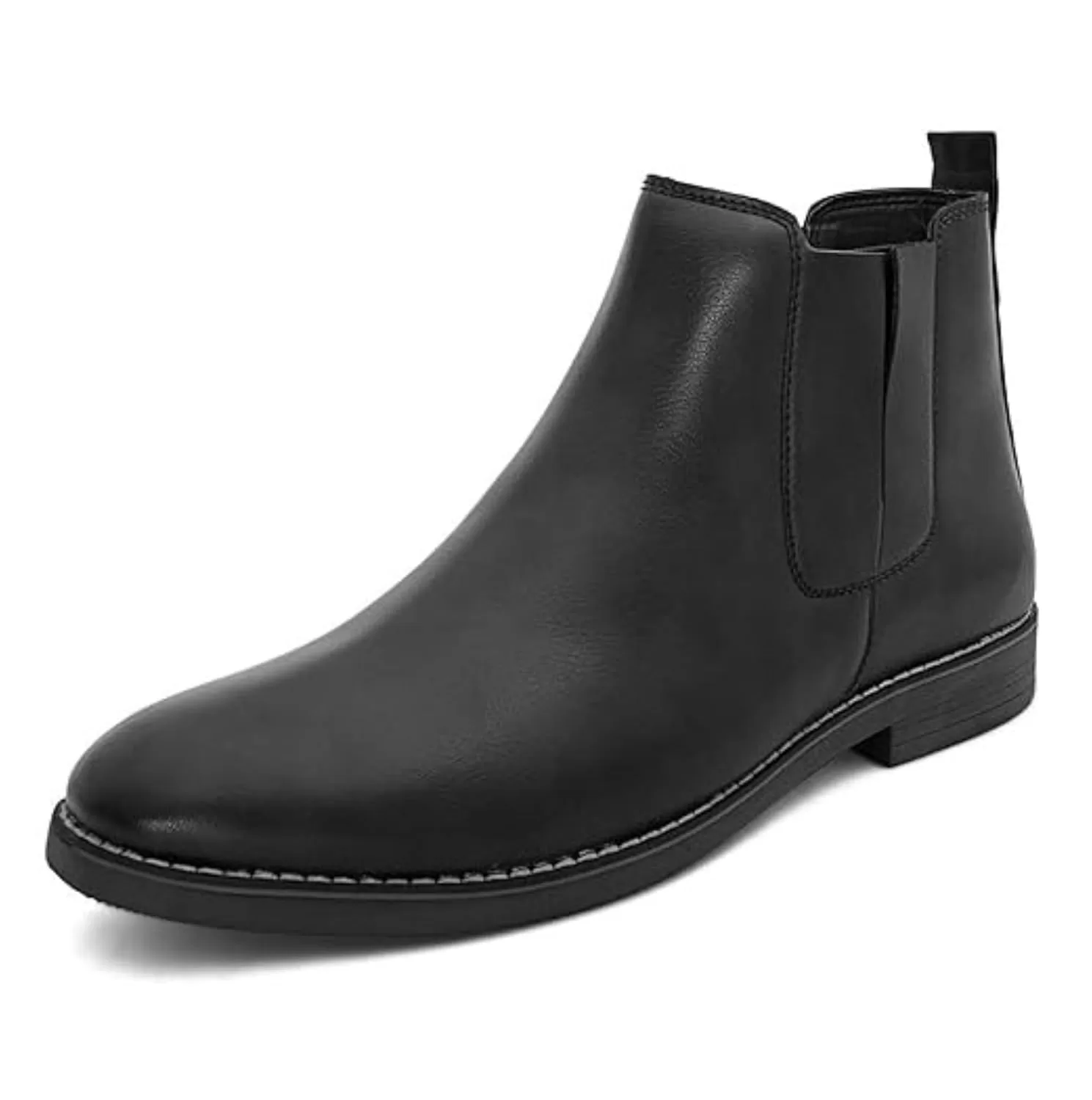 FENTACIA Faux Leather Formal Chelsea Boots for Men