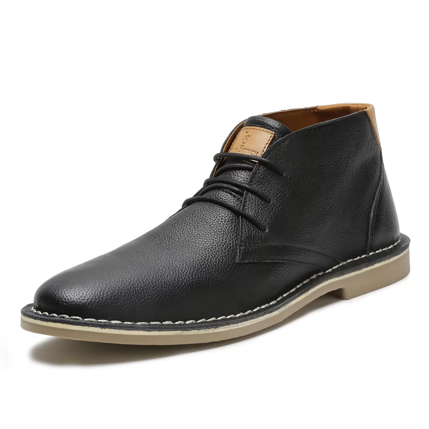 LOUIS STITCH Chukka Boots for Men | Leather Shoes for Men | High Ankle Casual Boot | Formal Office & Business Wear Shoes | Hiking Boots for Men | Stitch Down Desert Boots | (SDCKPD)