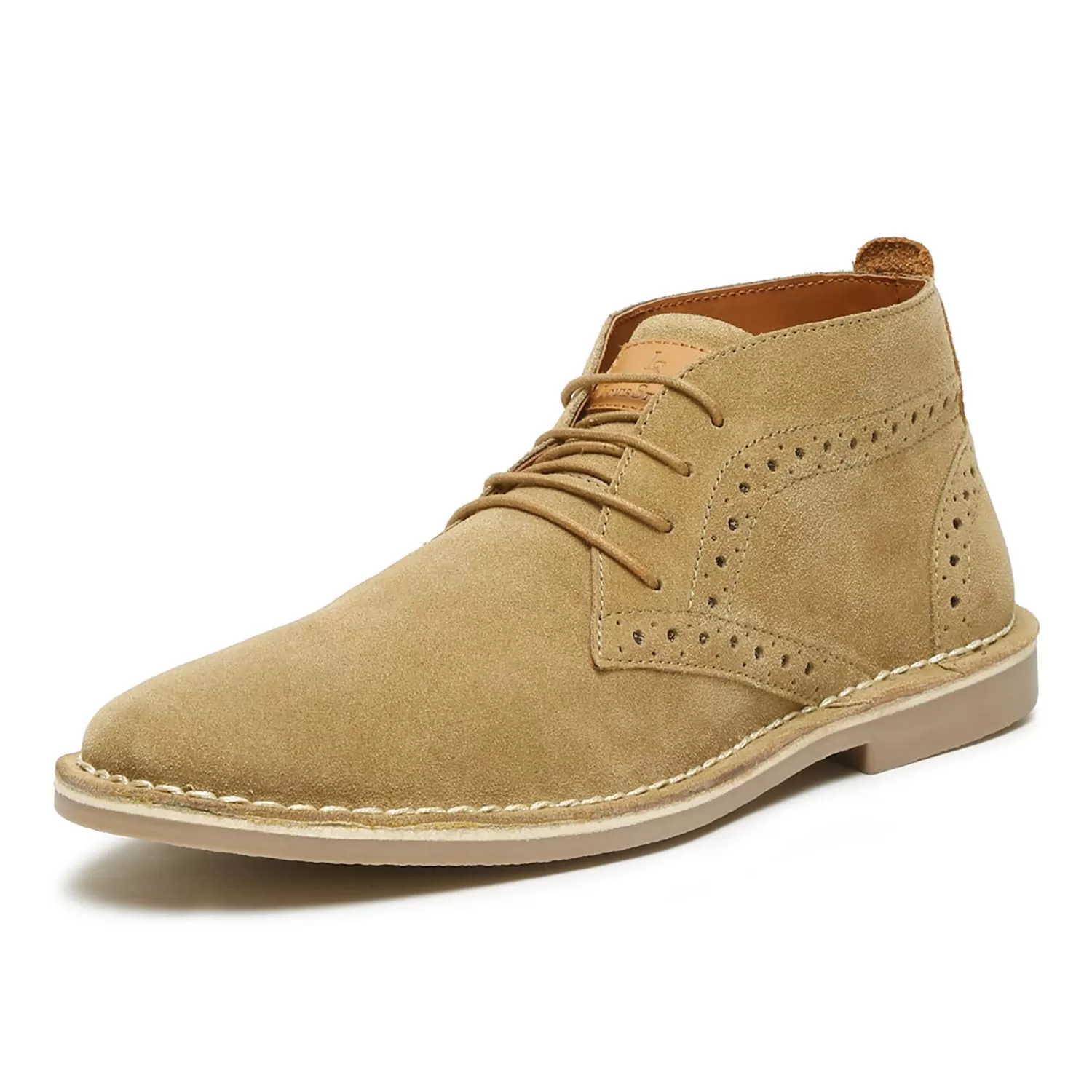 LOUIS STITCH Chukka Boots for Men| Suede Leather Boots for Men| High Ankle Casual Boot | Casual Office & Trekking Shoes | Hiking Boots for Men | Stitch Down Desert Boots | [LSSDSUCKBGJB_]