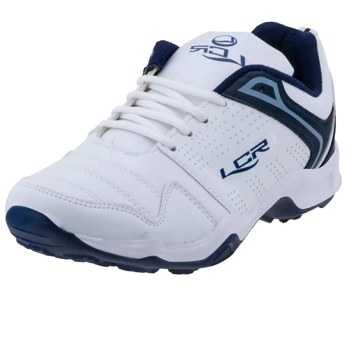 Lancer Mens INDUS-251 White Navy Running Shoe – 9 UK (INDUS-251WHT-NBL-43)