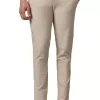 Louis Philippe Slim Fit Solid Cotton Blend Casual Trousers