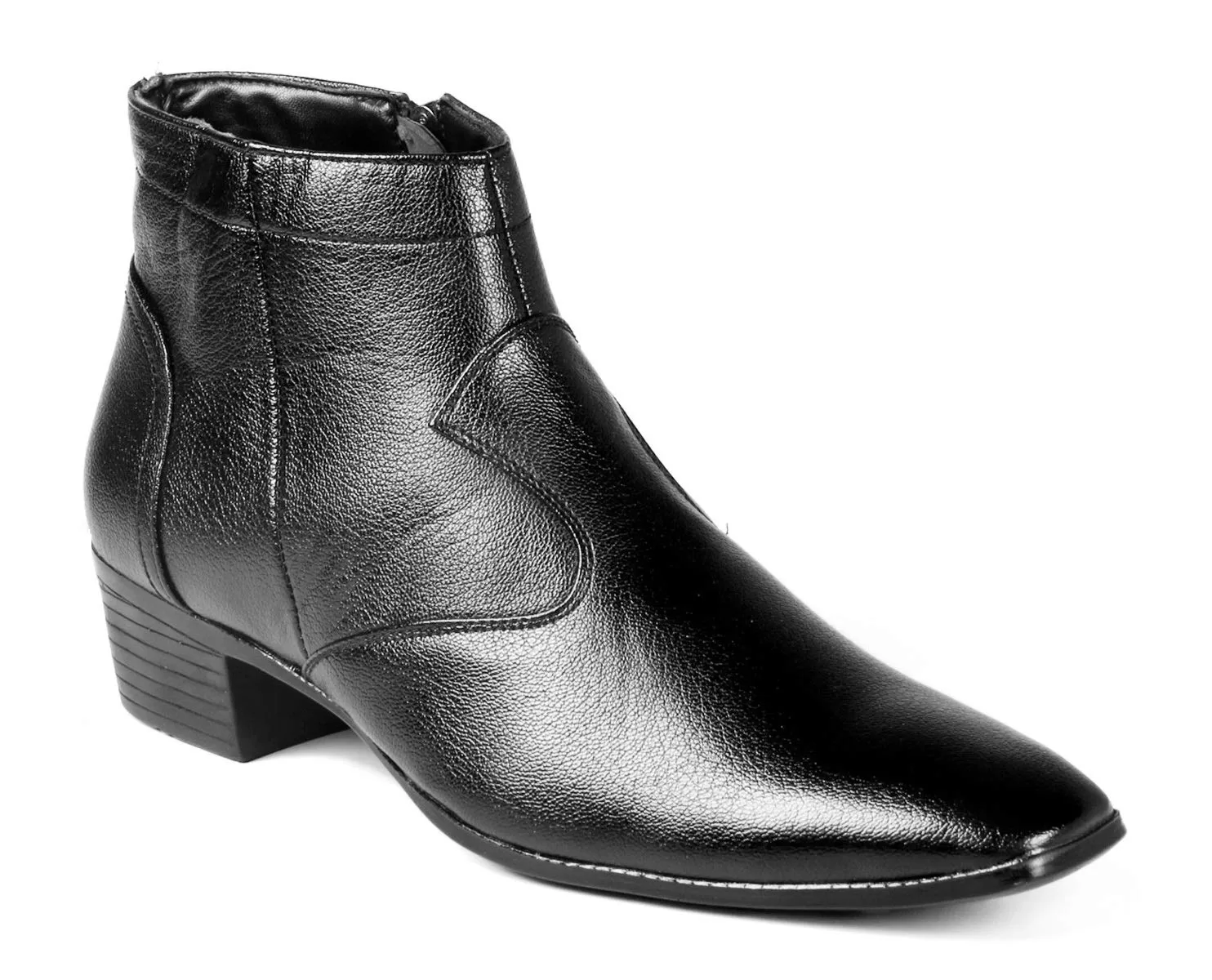 Men’s Height Increasing Formal Faux Leather Boots