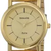 Sonata Analog Champagne Dial Men's Watch-NN77049YM01/NP77049YM01