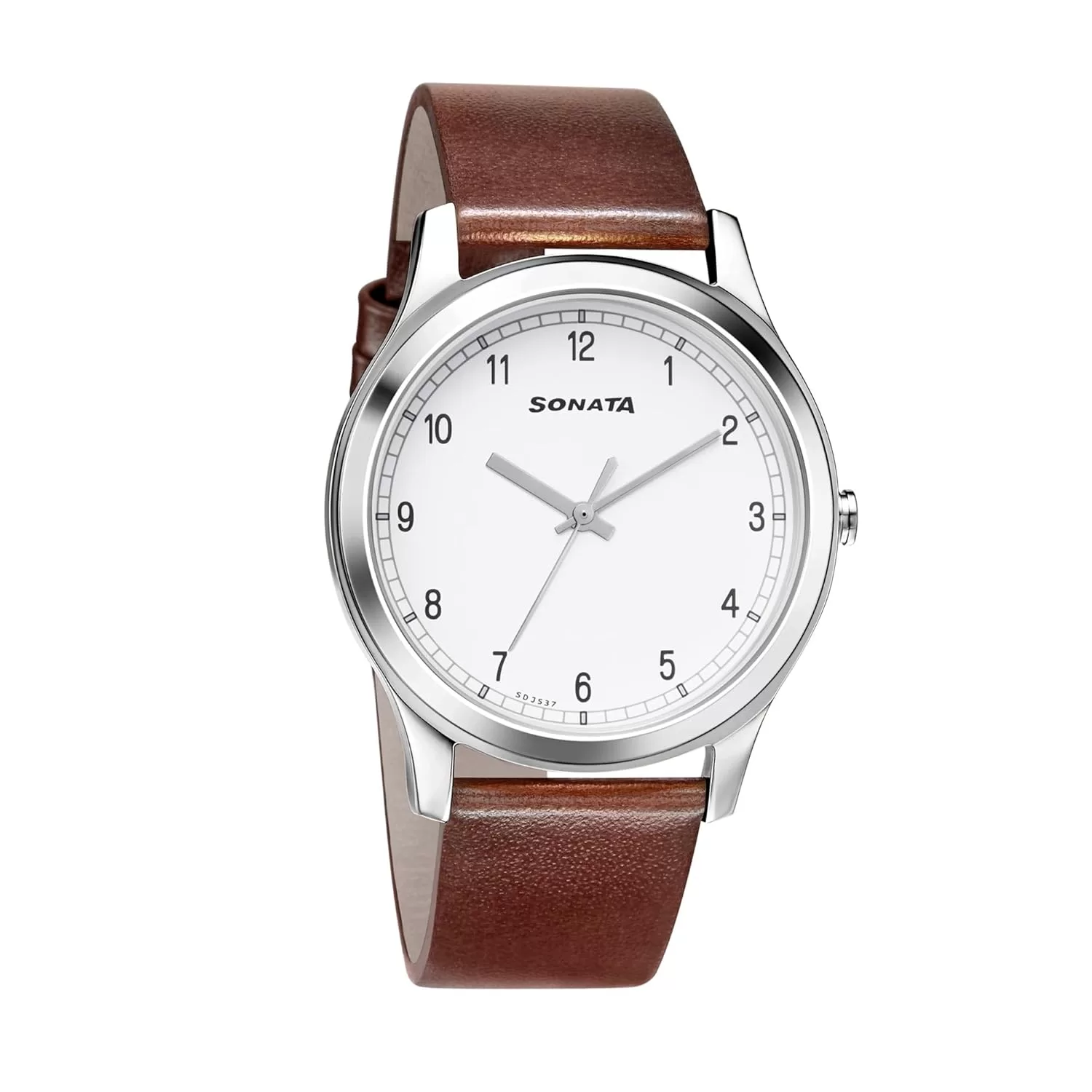 Sonata Analog White Dial Men’s Watch – 7135SL03