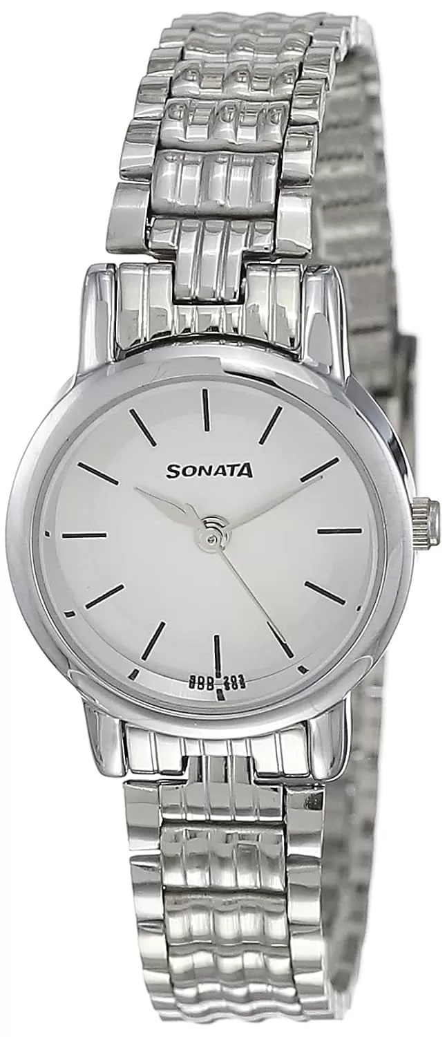 Sonata Casual Analog White Dial Women’s Watch NM8976SM01W/NN8976SM01W/NP8976SM01W