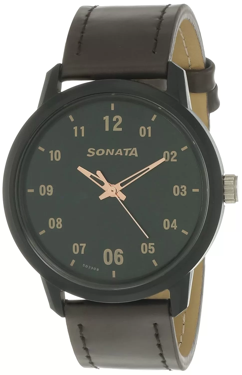 Sonata Volt+ Analog Green Dial Men’s Watch NM77085PL02/NN77085PL02W/NP77085PL02W