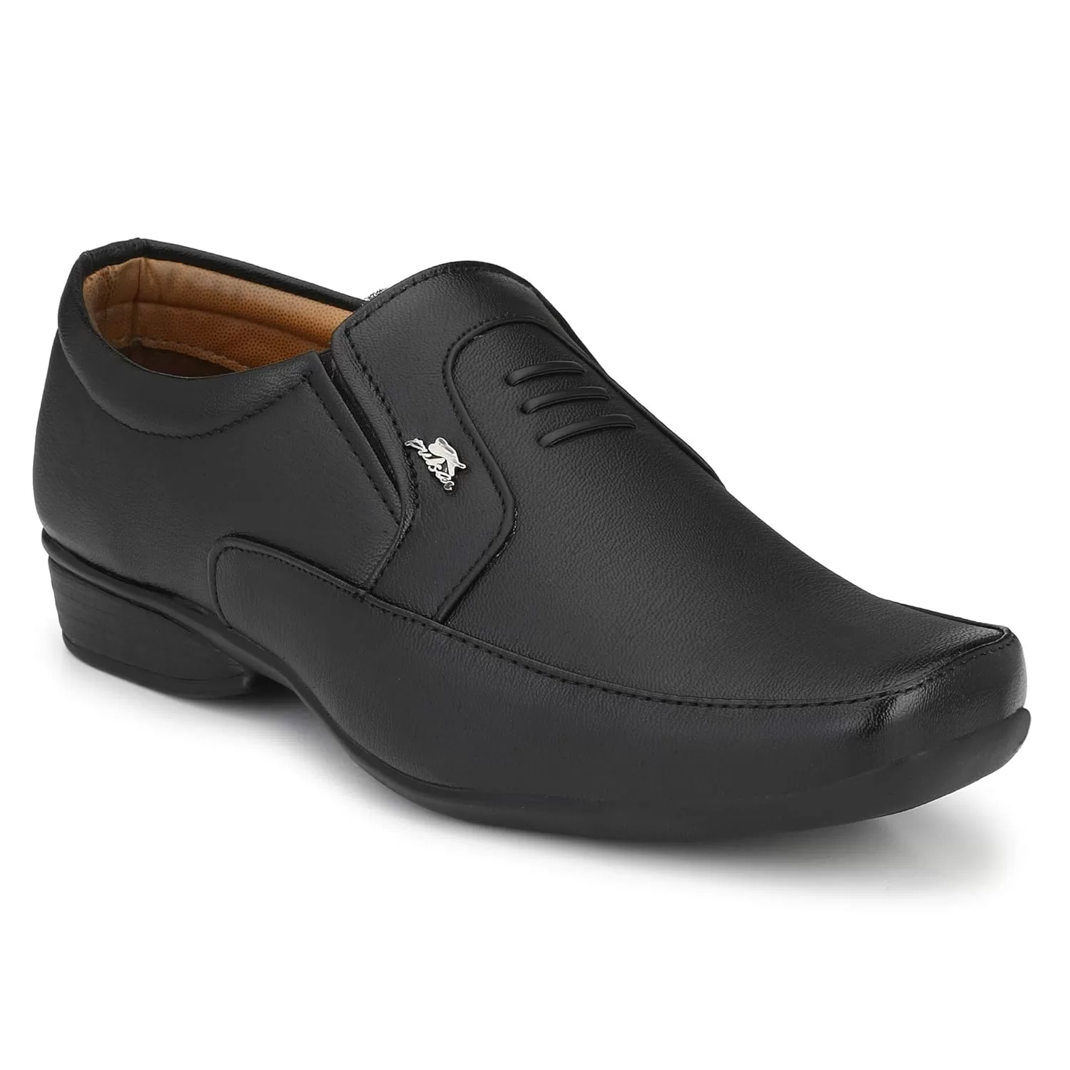 Stylelure Men’s Synthetic Leather Black Formal Shoes for Men