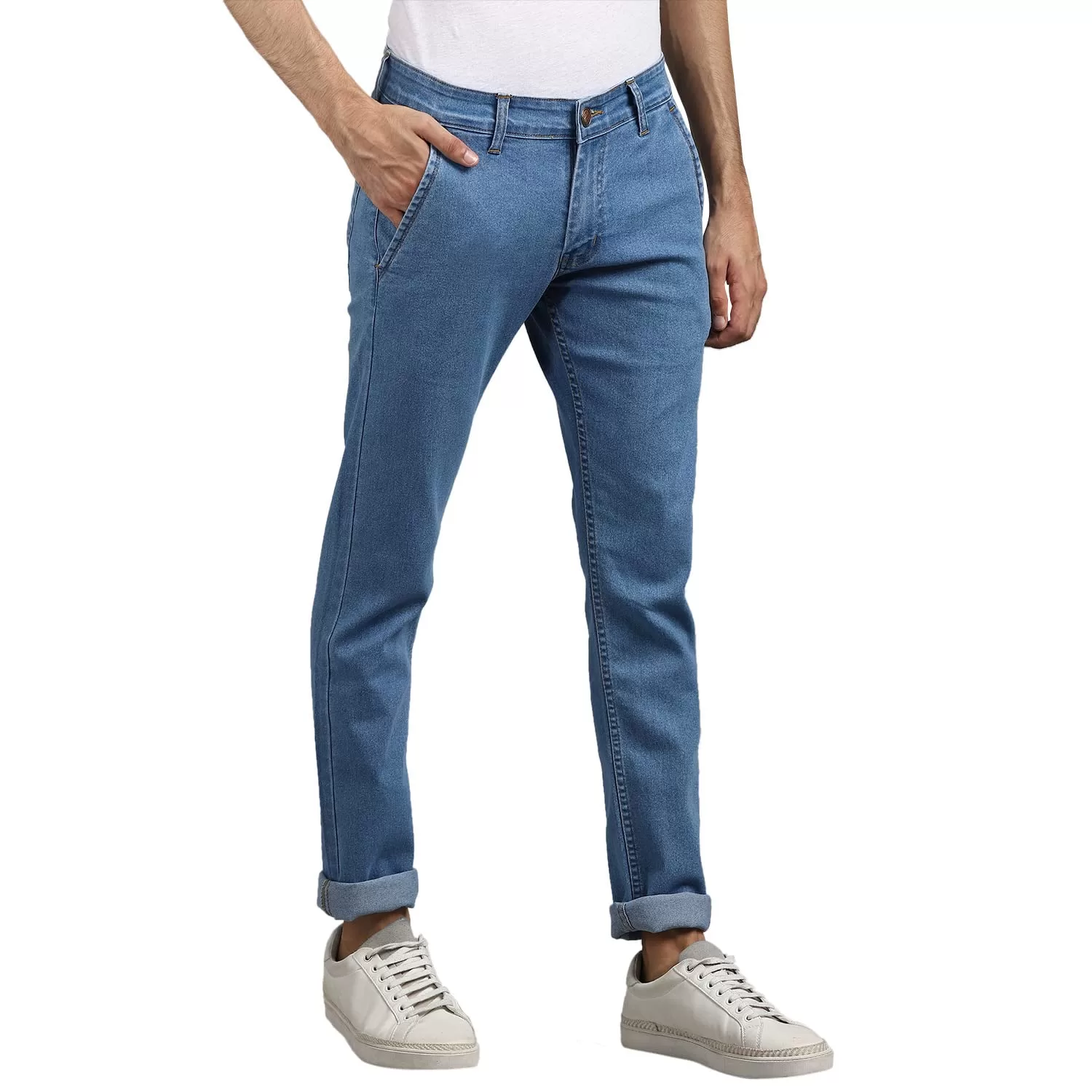 Supernova Inc. Men’s Slim Fit Solid Jeans Stretchable