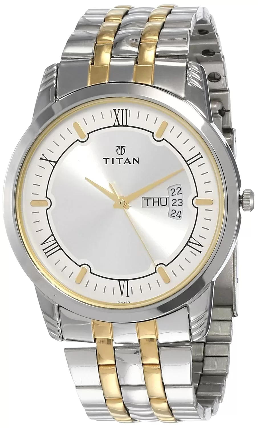 Titan Karishma Stainless Steel Analog Silver Dial Men’s Watch-Nl1774Bm01/Np1774Bm01