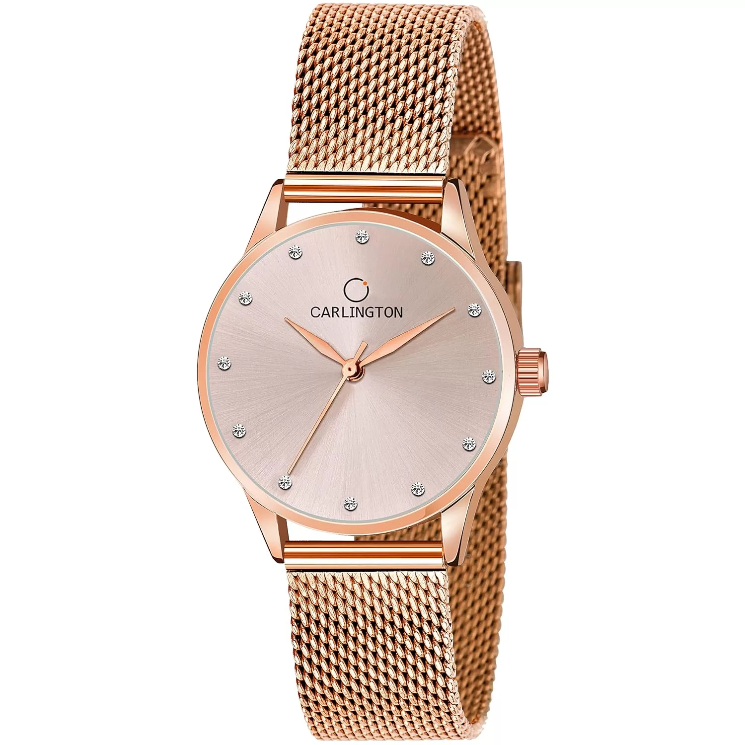 Carlington Analog Watches for Women with mesh Strap – CT 2009