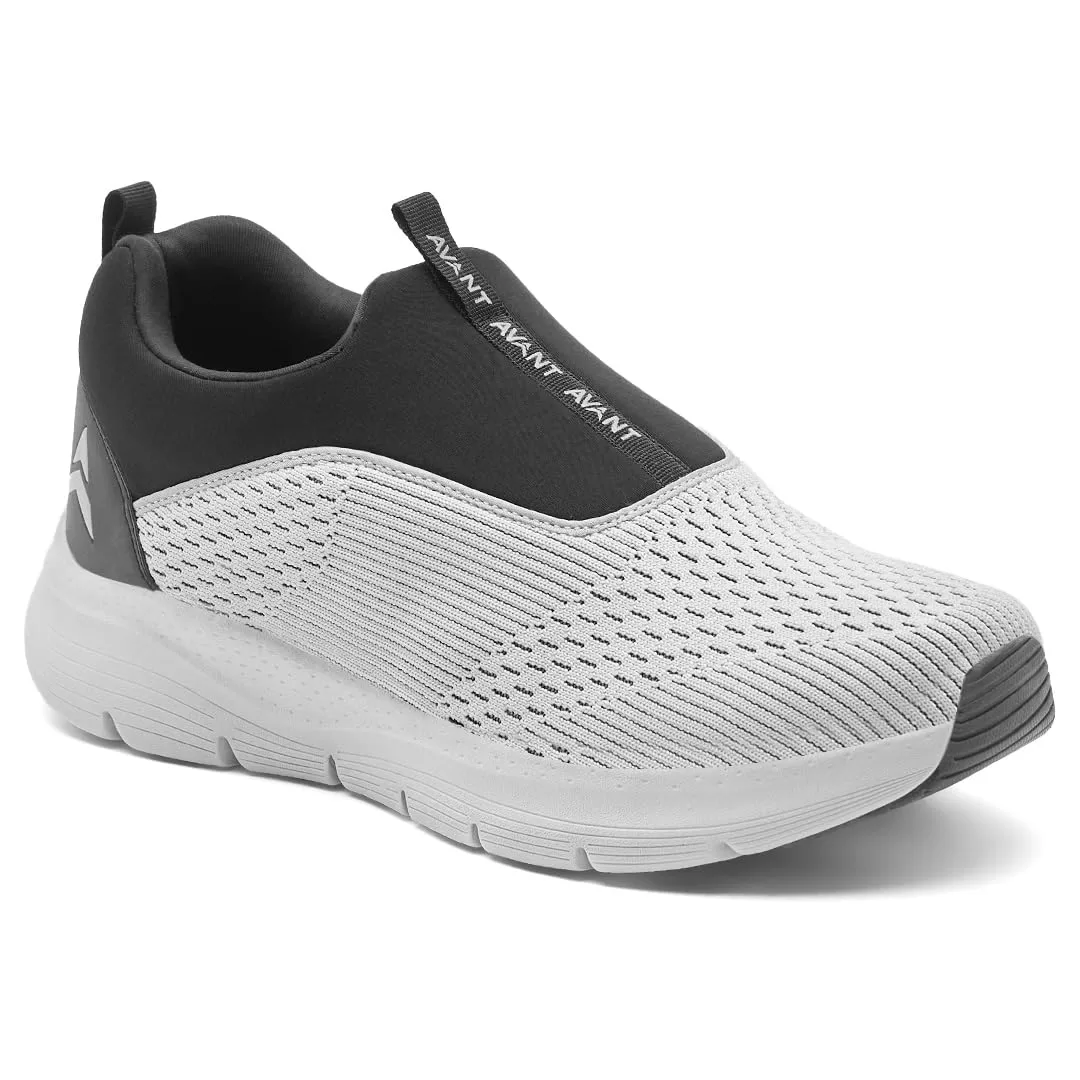 AVANT Men’s Sigma Slip- On Walking and Training Shoes-Breathable Mesh, Lightweight, Multi Directional Flexibility, Shock-Absorption Technology, Enhanced Cushioning, Walking Footwear