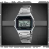 Acnos® Premium Vintage Series Digital Grey Dial Silver Band Women's Stainless Steel Watch Men's Watch