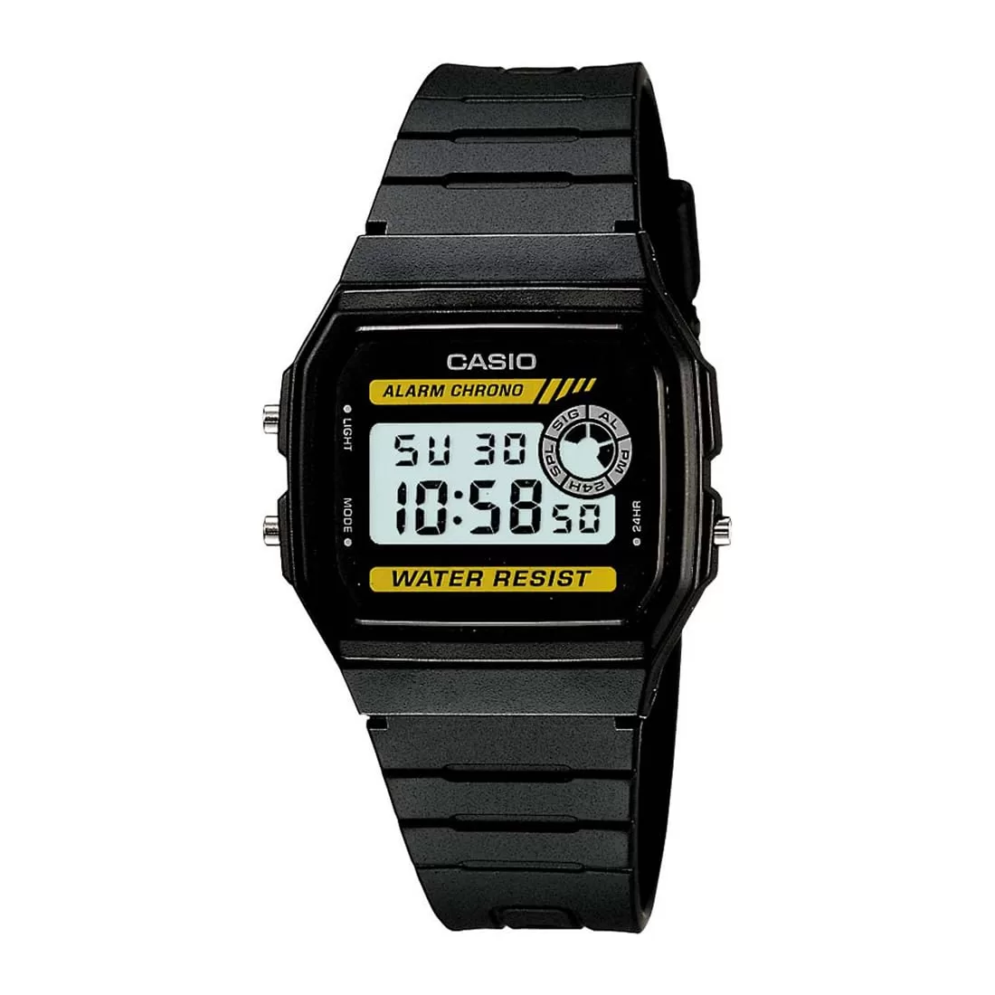 Casio Resin Youth Series Digital Grey Dial Black Strap Unisex Watch – F-94Wa-9Dg(D053)