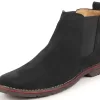 FAUSTO boys Suede Leather Outdoor Everyday High Ankle Classy Chelsea Boots Chelsea Boot