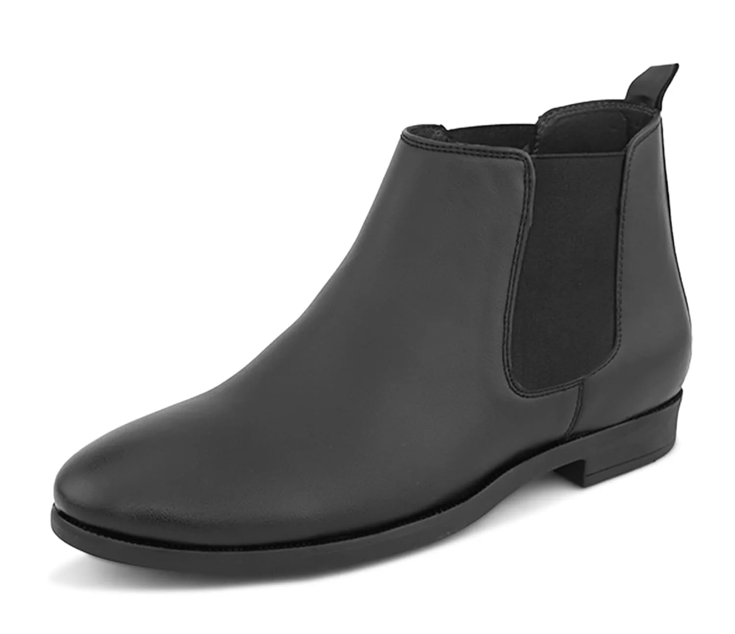 FENTACIA Leather Chelsea Boots for Men | Men Ankle Slipon Boots