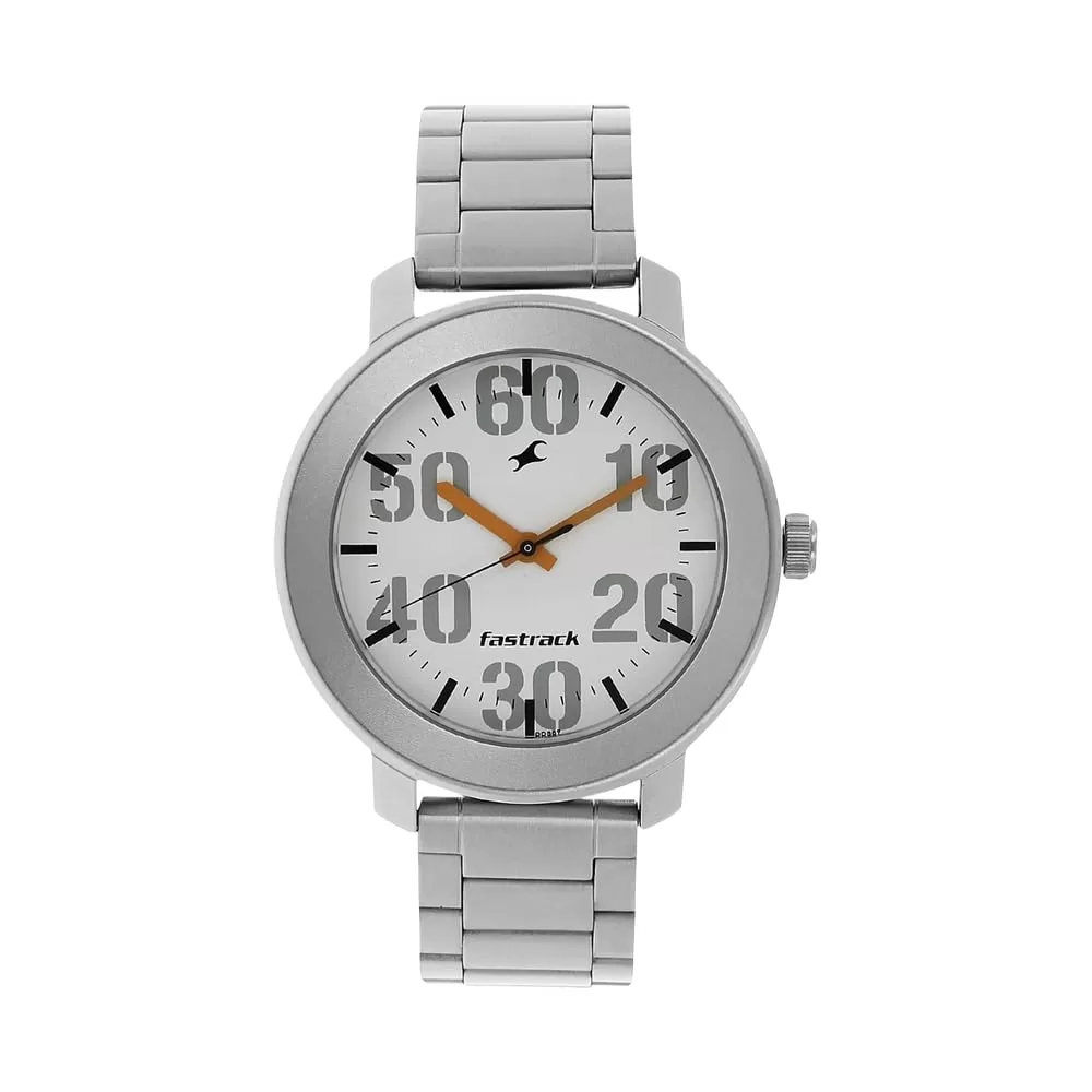 Fastrack Casual Analog White Dial Men’s Watch-NL3121SM01/NP3121SM01