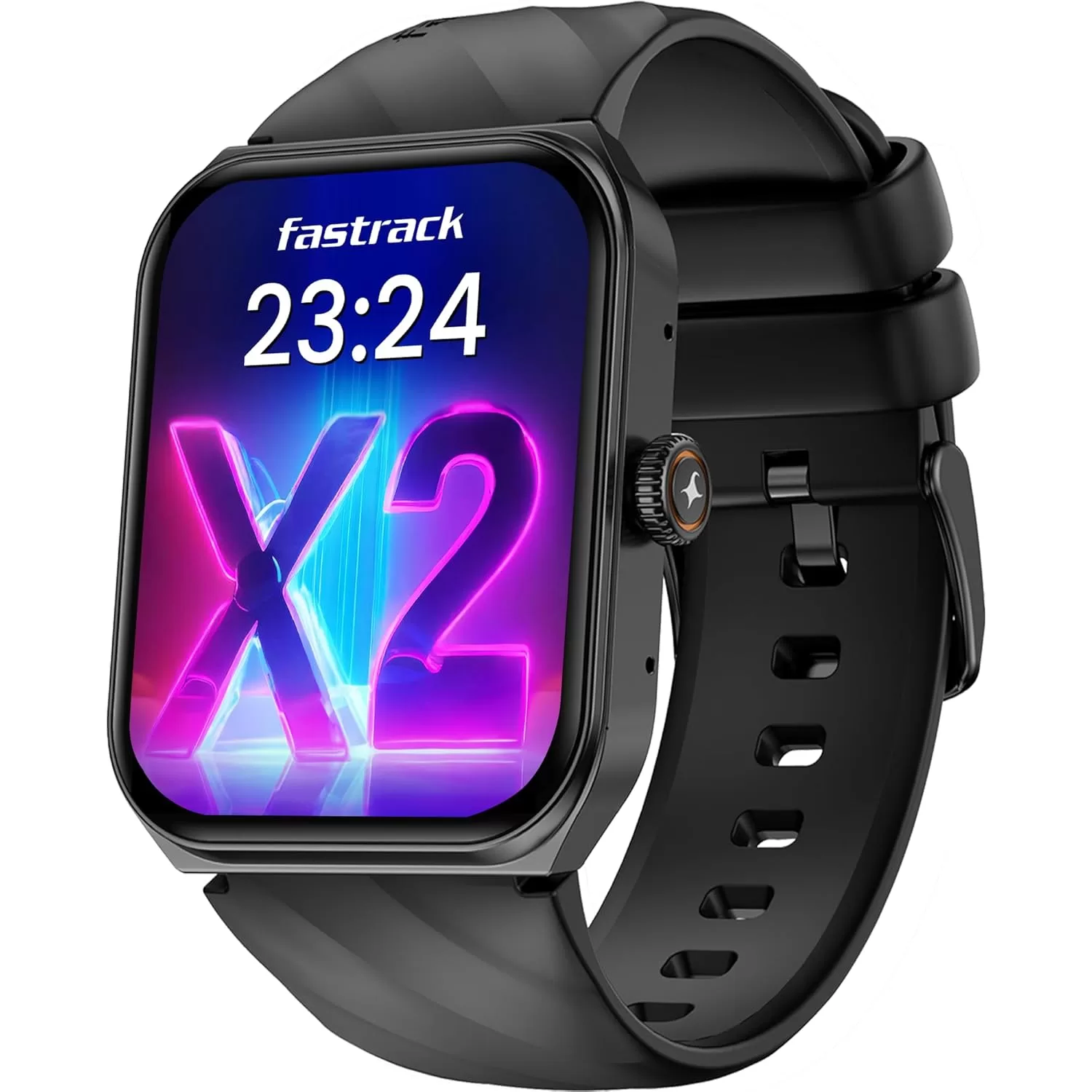 Fastrack New Limitless X2 Smart Watch, 1.91″ UltraVU with Rotating Crown, 60 Hz Refresh Rate, Advanced Chipset, SingleSync BT Calling, 100+ Sports Mode & Smartwatch Faces, IP68, (Black)