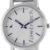 Fastrack Quartz Analog White Dial Stainless Steel Strap Watch for Girls-NS68010SM01