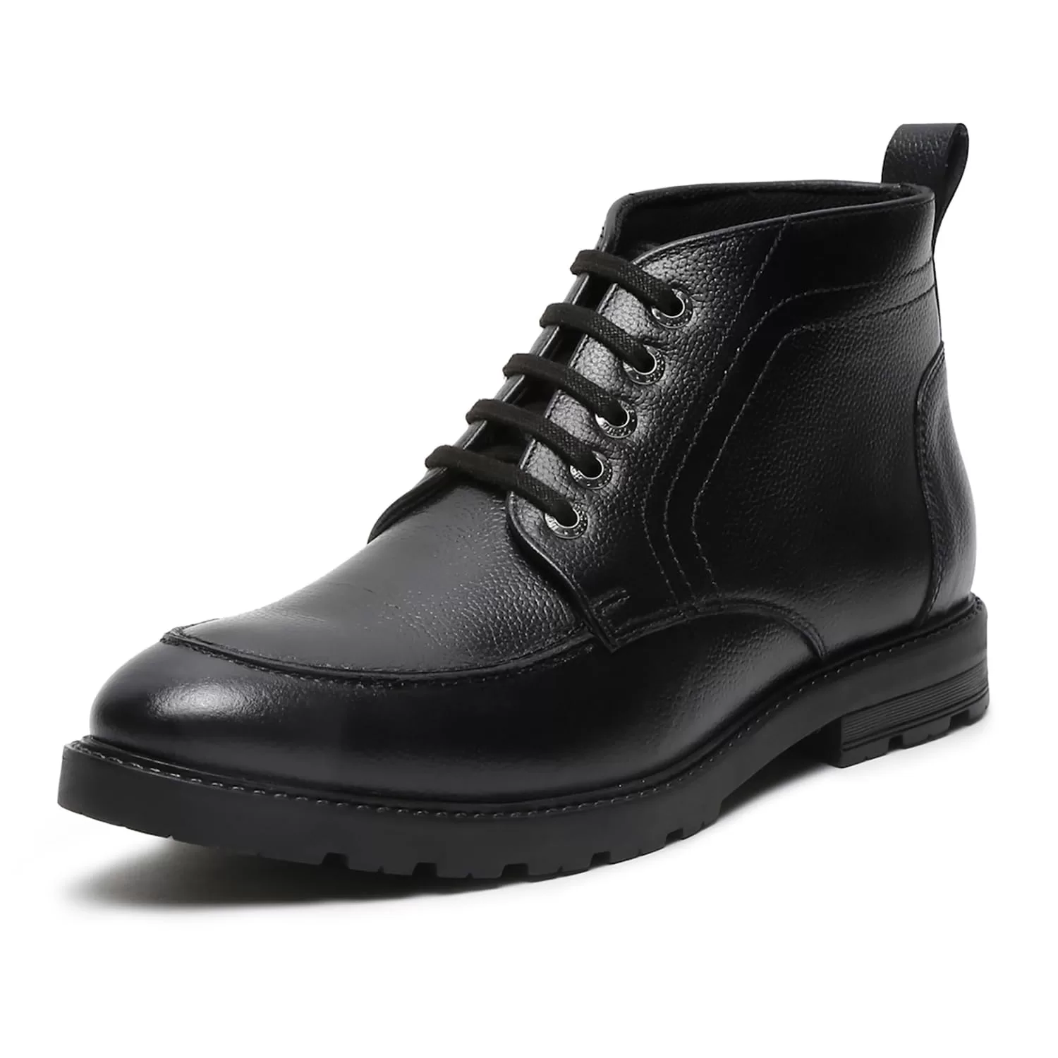 LOUIS STITCH Chukka Boot for Men | Handcrafted | High Ankle Leather Boots | Hiking and Biking Boot | Lace Up Style Mens Formal Boot (BT-WBNDCKVS)