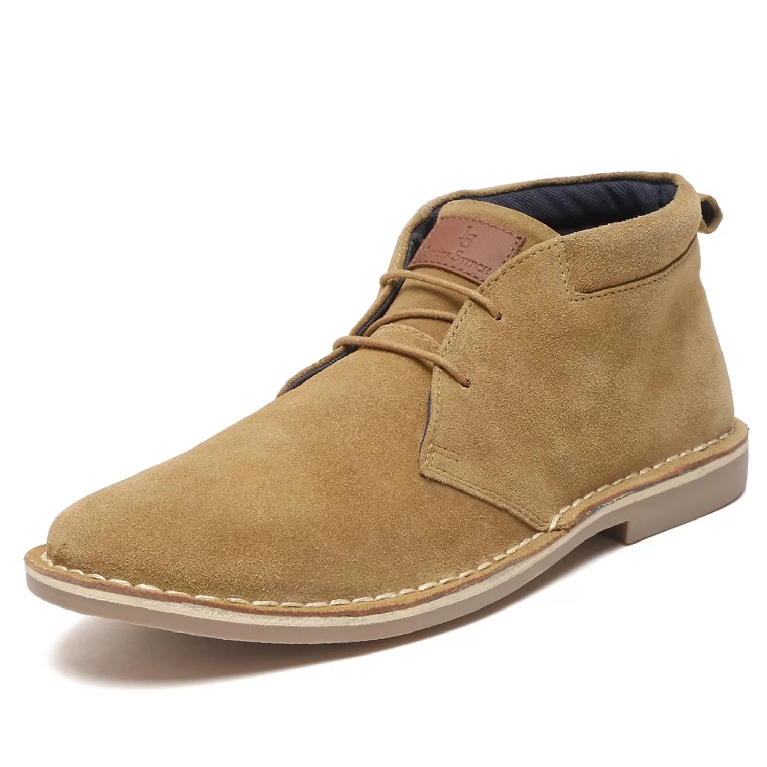 LOUIS STITCH Chukka Boots for Men| Suede Leather Boots for Men| High Ankle Casual Boot | Casual Office & Trekking Shoes | Hiking Boots for Men | Stitch Down Desert Boots | [LSSDSUCKCUJB_]