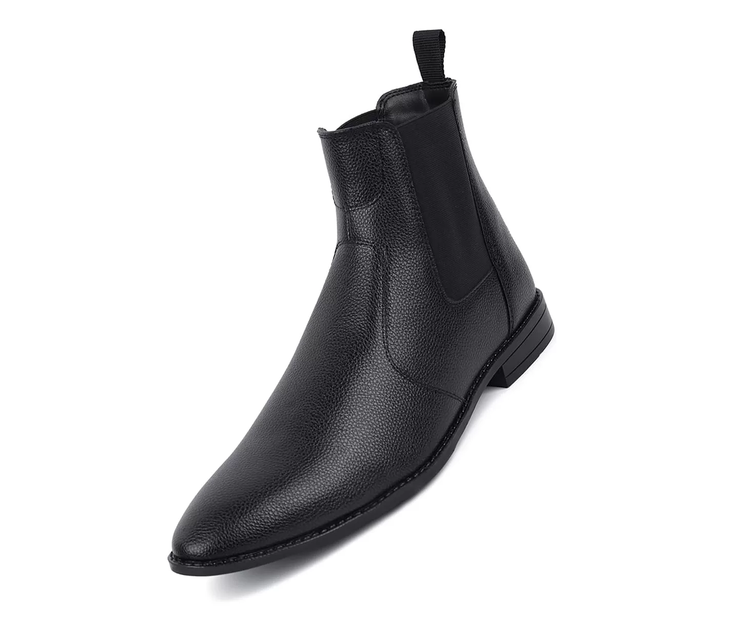 LOUIS STITCH Men’s Chelsea Boots | Handcrafted | High Ankle Boot| Comfortable Formal Office & Casual Wear Shoes | Dual Tone Patina Finish (LSRGPDCL)