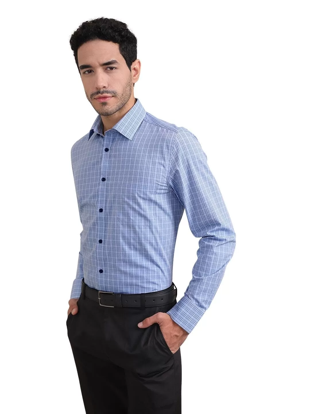 LOUIS STITCH Men’s Cotton Regular Fit Shirt (ST-CH3)