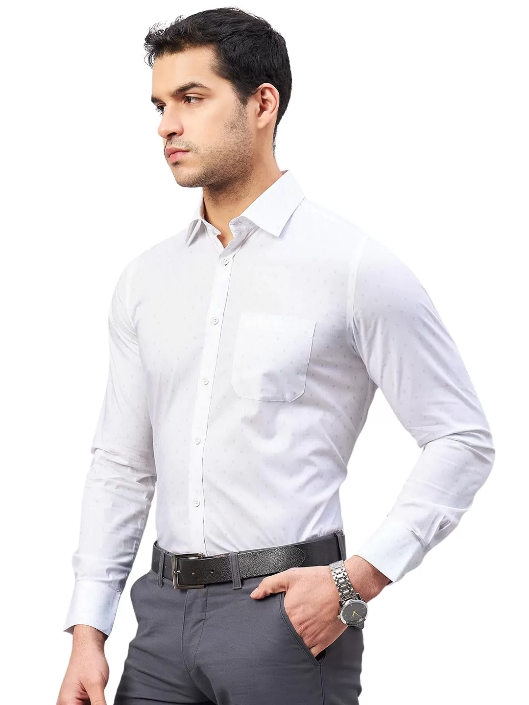 LOUIS STITCH Men’s Cotton Regular Fit Shirt (ST-GRP1)