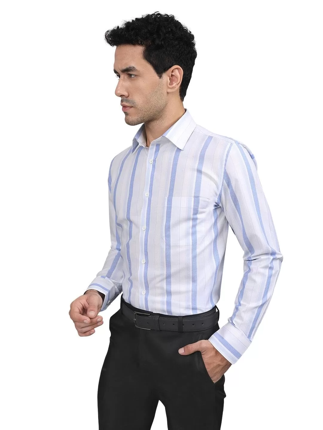 LOUIS STITCH Men’s Cotton Regular Fit Shirt (ST-ST4)