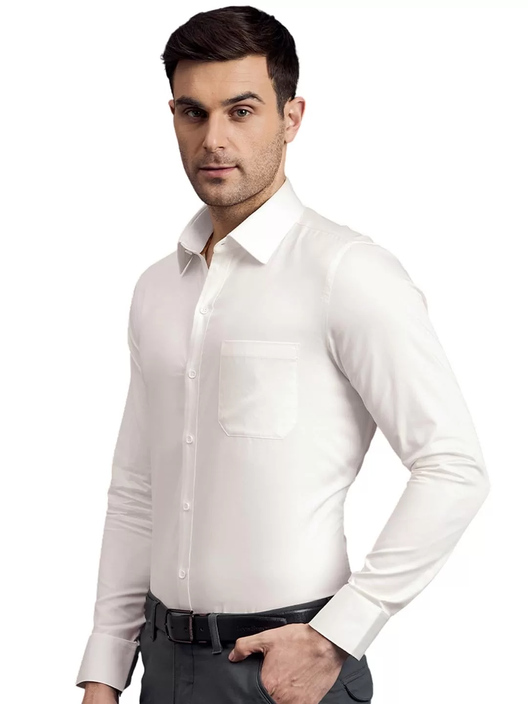 LOUIS STITCH Men’s Slim Fit Formal Shirts for Men (ST-S1-SF-900 (2))