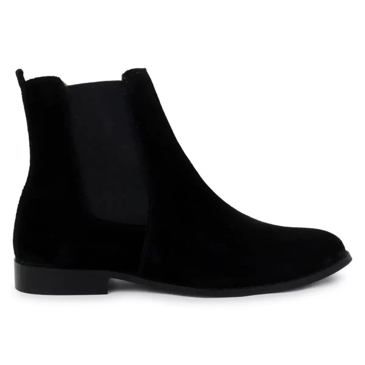 LOZANO Suede Leather Chelsea Boots for Men | High Ankle Boots, Soft Cushioned Insole, Slip-Resistance, Arch Support & Shock Absorption