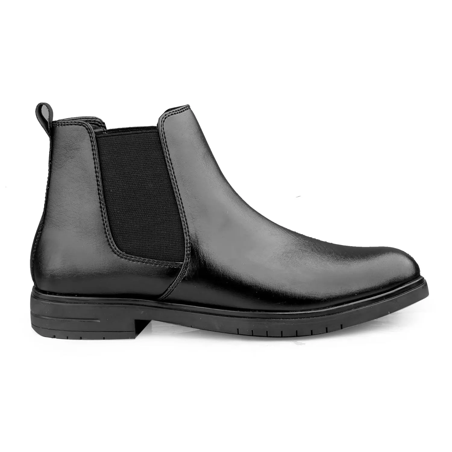 Men’s Pu Material Casual Chelsea and Ankle Slip-On Boots