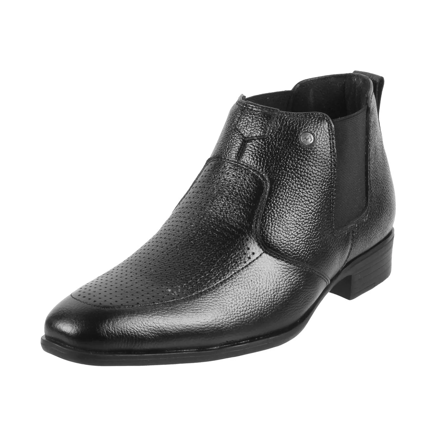 Metro Men Leather Ankle Length Chelsea boot