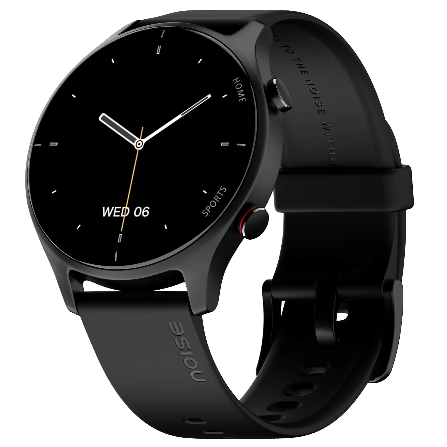 Noise Twist Round dial Smart Watch with Bluetooth Calling, 1.38″ TFT Display, up-to 7 Days Battery, 100+ Watch Faces, IP68, Heart Rate Monitor, Sleep Tracking (Jet Black)