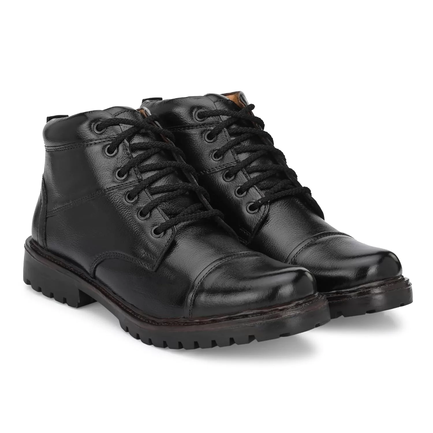 POS Synthetic Leather Biker Boot for Men