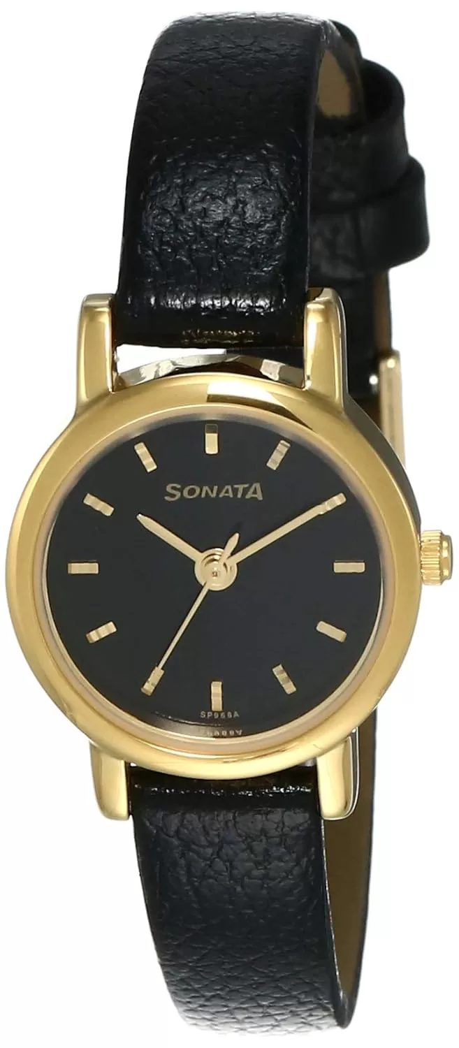 Sonata Analog Black Dial Women’s Watch NM8976YL03W/NN8976YL03W/NP8976YL03W