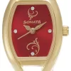 Sonata Analog Red Dial Women's Watch NM8114YM01/NN8114YM01