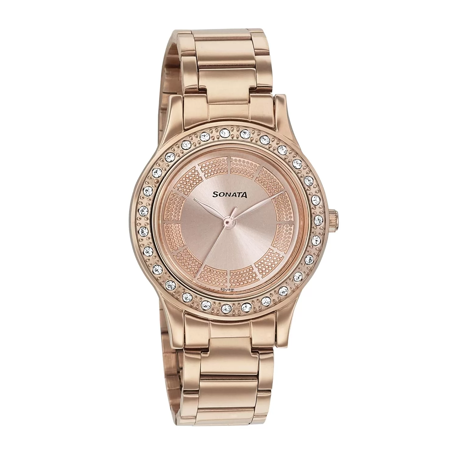 Sonata Blush It Up Analog Rose Gold Dial Women’s Watch-NN8123WM03/NP8123WM03