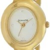 Sonata Quartz Analog Silver Dial Metal Strap Watch for Women-NS8092YM03