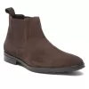 TEAKWOOD LEATHERS Men Brown Suede Chelsea Boots