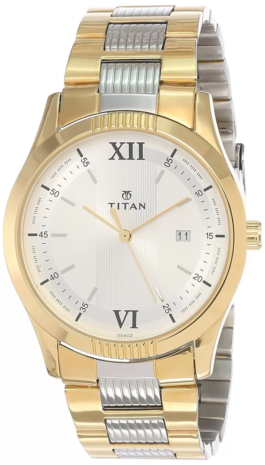 Titan Karishma Stainless Steel Analog Silver Dial Men’s Watch-Nl1739Bm01/Np1739Bm01